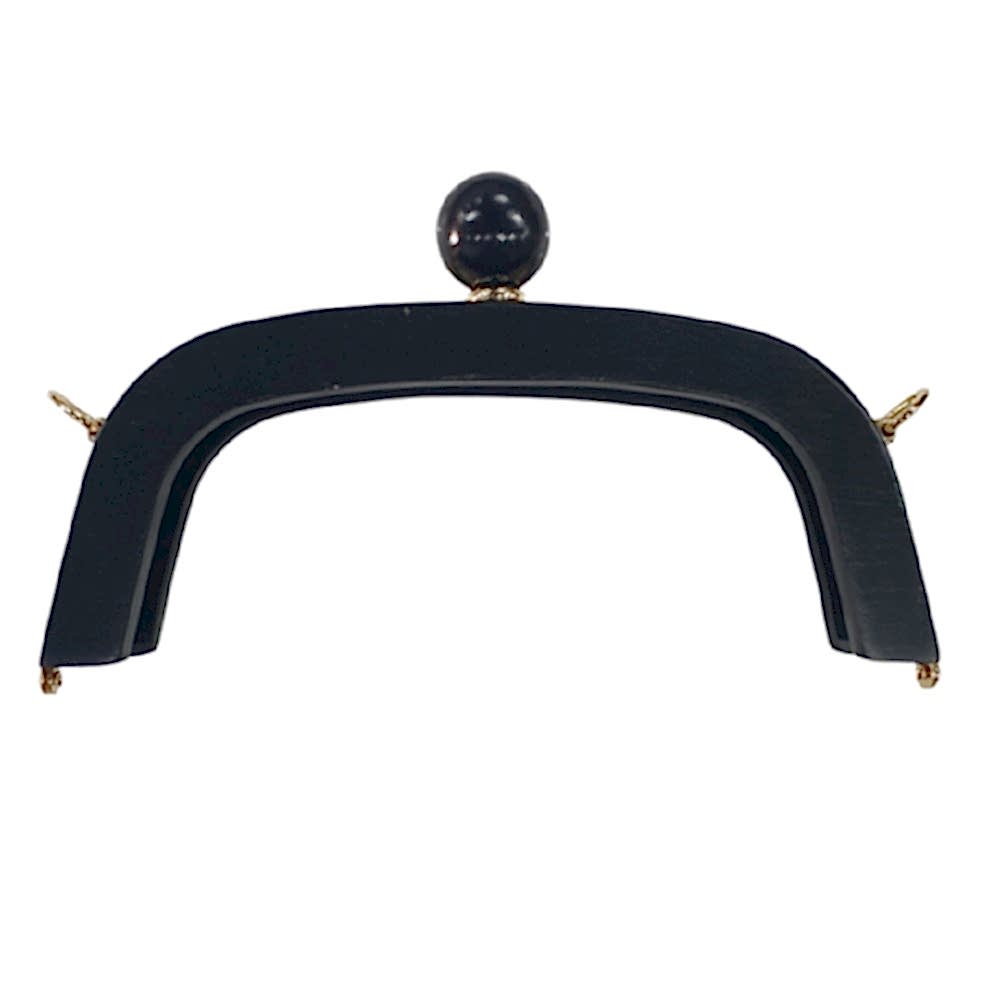 Ahşap Burs-13 [20cm Siyah-Gold]