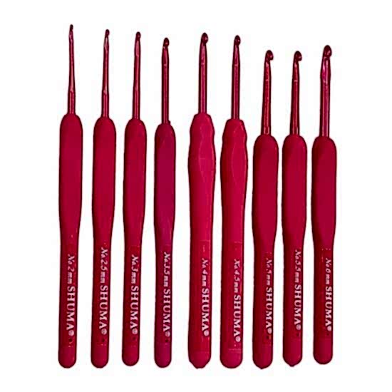 SHUMA RED Silikon Saplı Yün Tığı