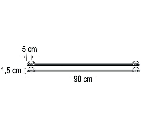 Çıtçıtlı Sap 1.5x90