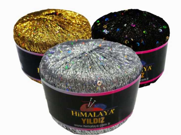 Himalaya Yıldız Pullu Örgü İpi