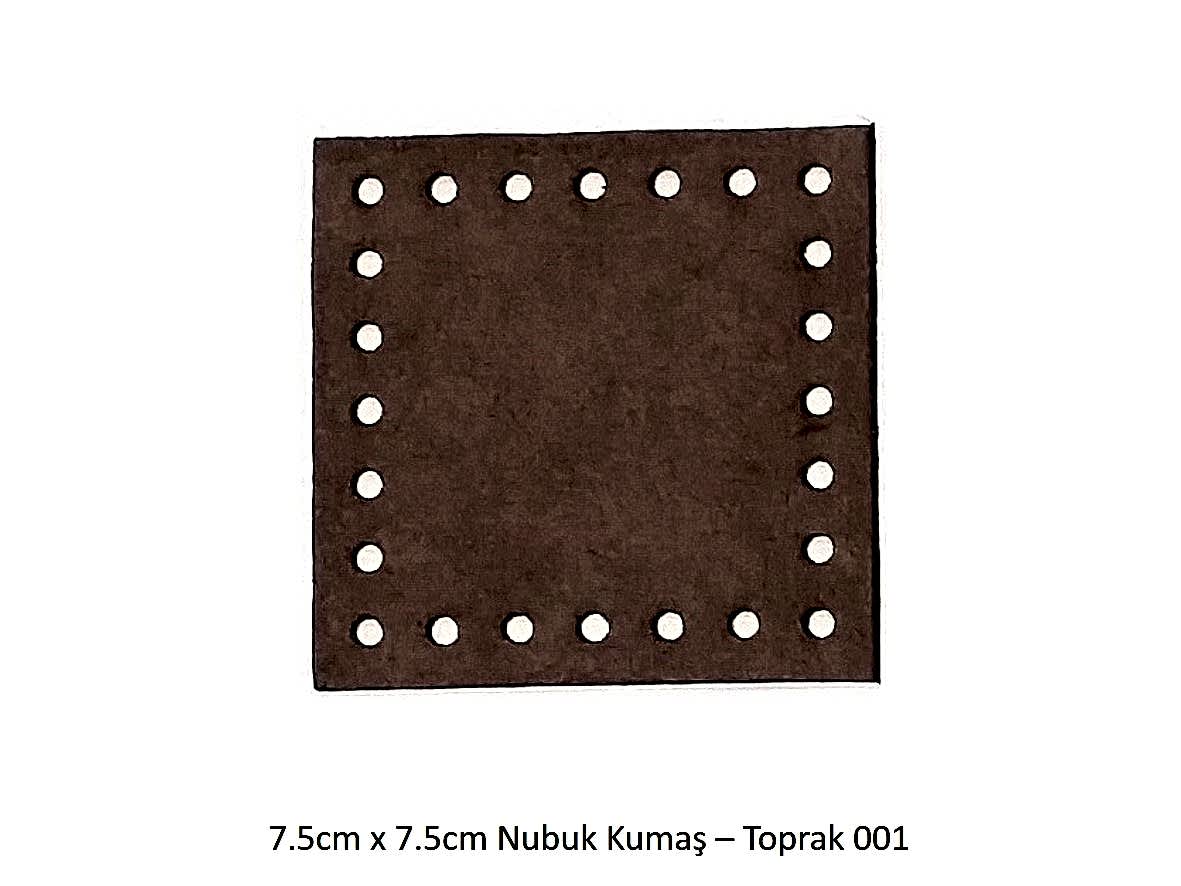 7.5x7.5 Nubuk Kumaş 001-Toprak