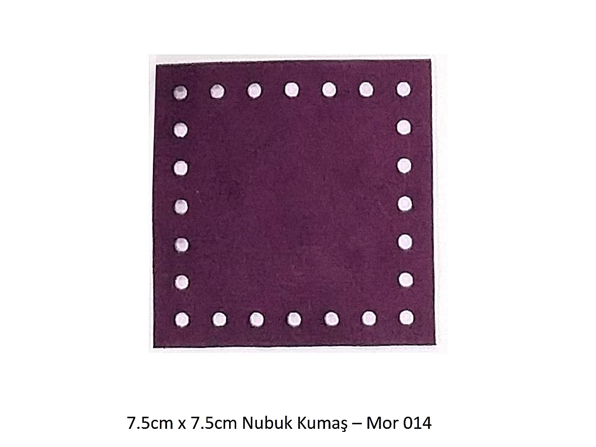 7.5x7.5 Nubuk Kumaş 014-Mor