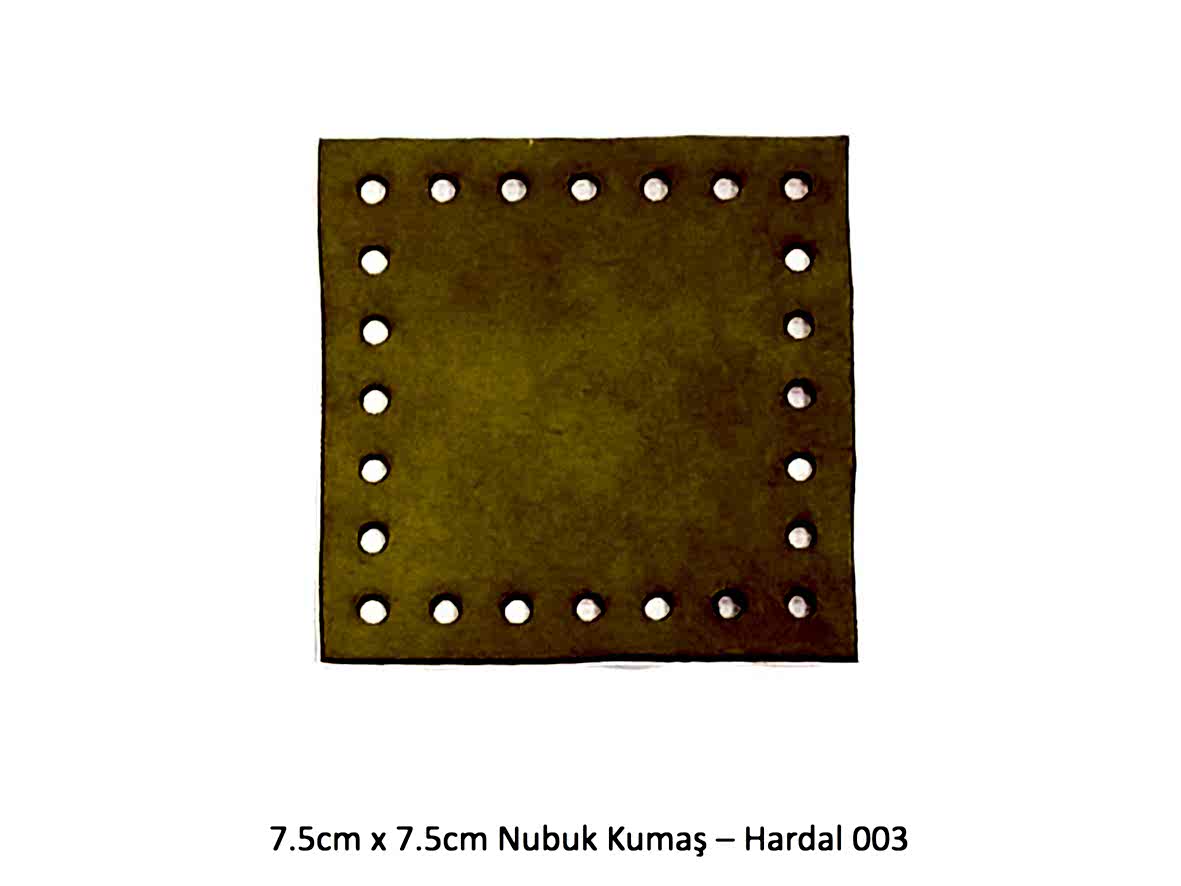 7.5x7.5 Nubuk Kumaş 003-Hardal