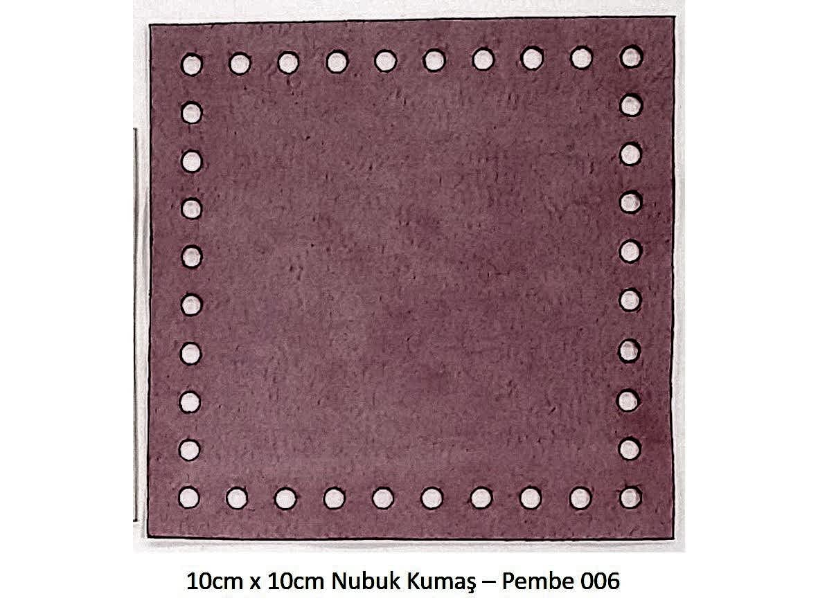 10x10 Nubuk Kumaş 006-Pembe