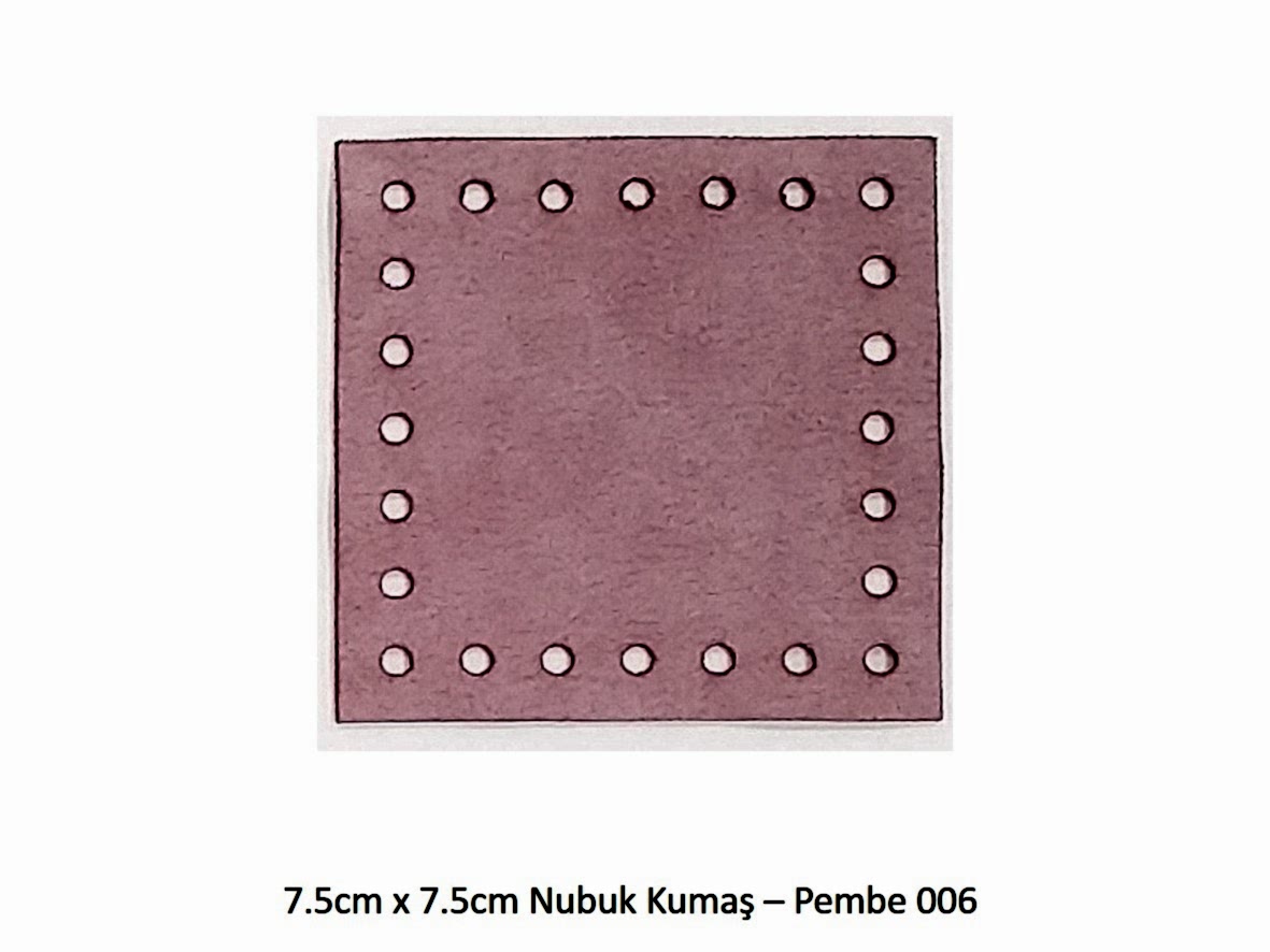 7.5x7.5 Nubuk Kumaş 006-Pembe