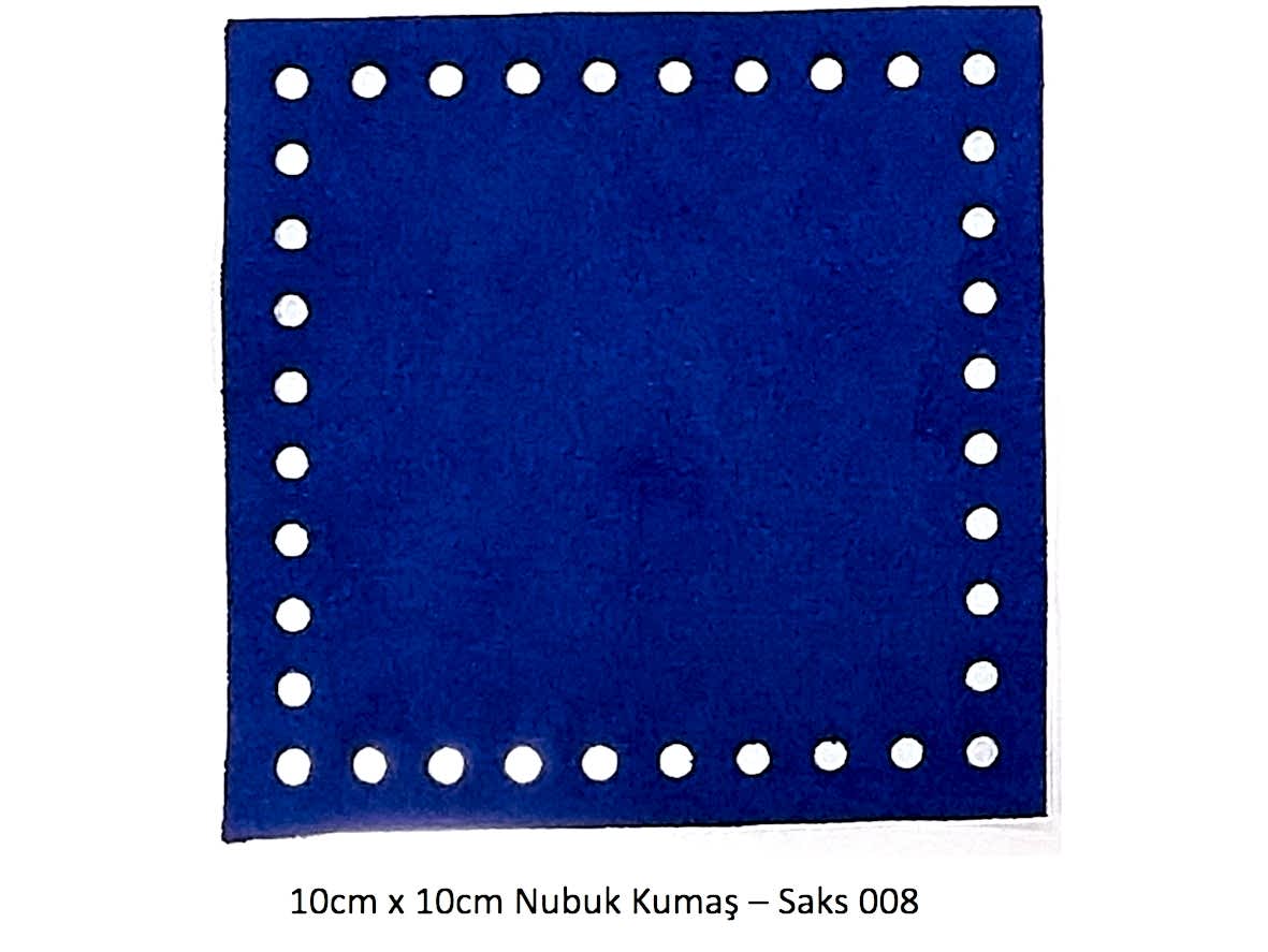 10x10 Nubuk Kumaş 008-Saks Mavi