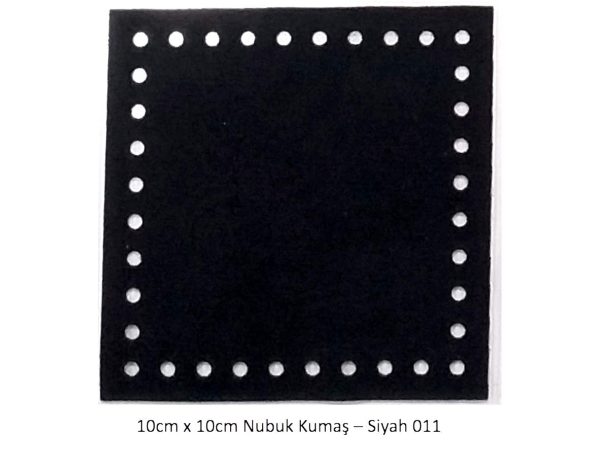10x10 Nubuk Kumaş 011-Siyah
